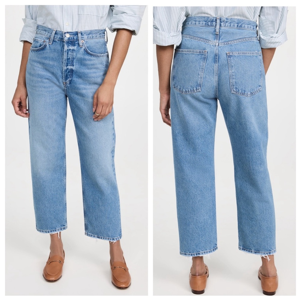Agolde Women's Straight Leg Jeans - Light Blue